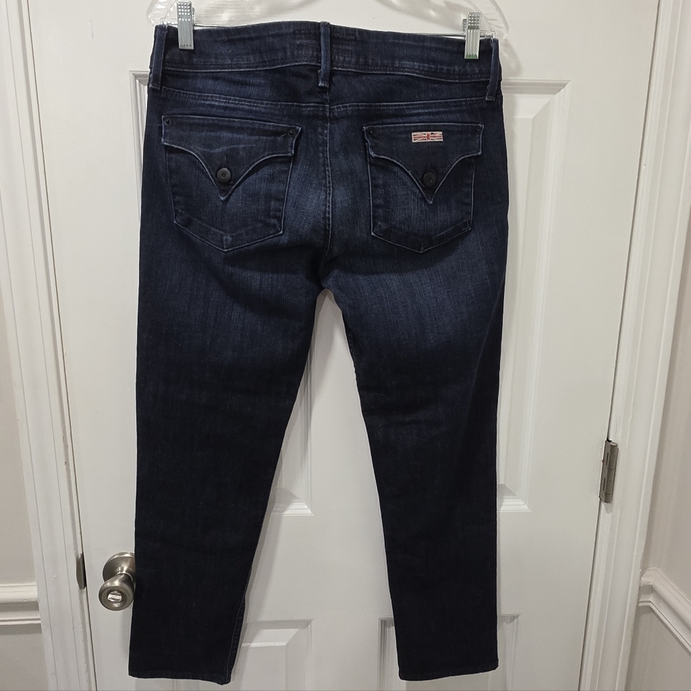 Hudson Beth Baby Jeans Mid Rise Dark Wash 31 - Picture 5 of 10